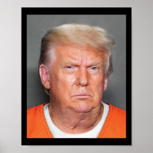 Póster Trump Mugshot