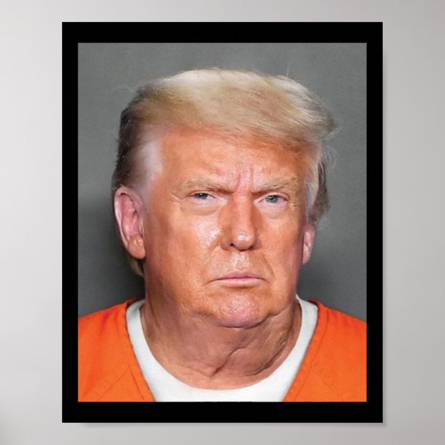 Póster Trump Mugshot (Frente)
