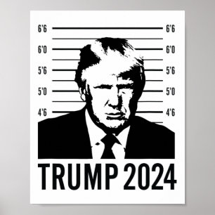 Póster Trump Mugshot 2024 President
