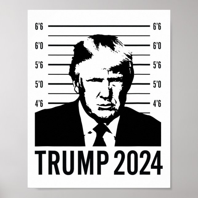Póster Trump Mugshot 2024 President (Frente)
