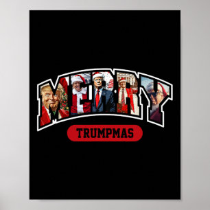 Póster Trump Navidades de Feliz Trumpmas
