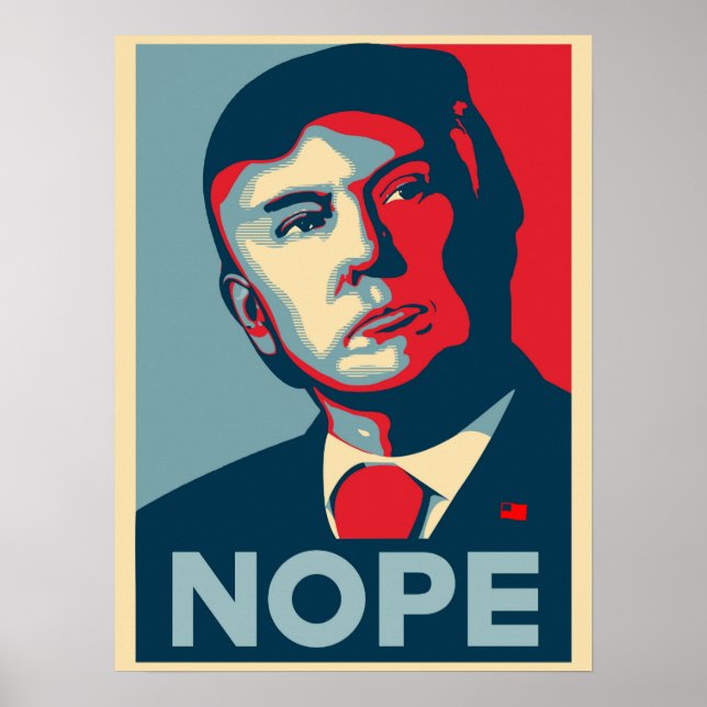 Póster Trump - No (Frente)