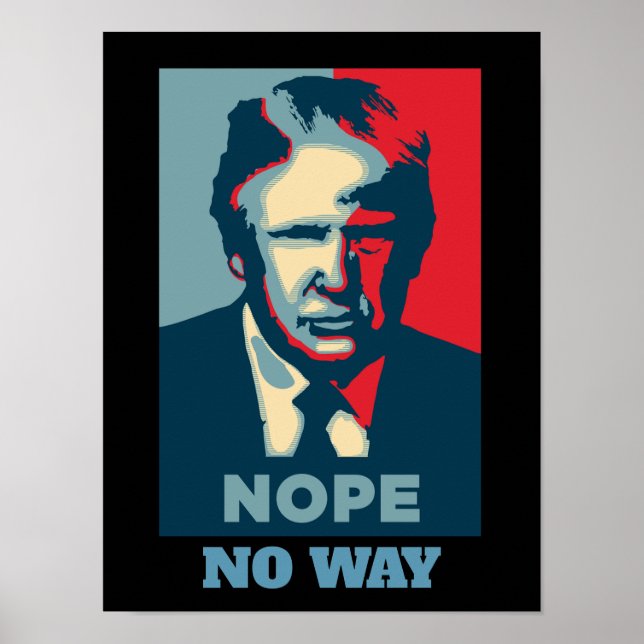Póster Trump no puede ser Poster (Frente)