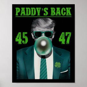 Póster Trump Paddle Back Design - Funny Trump St
