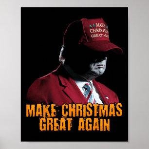 Póster Trump Pajama vuelve a hacer grandes a los Navidade
