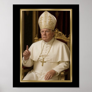 Póster Trump Para El Papa Y El Presidente Camisas Trump 2