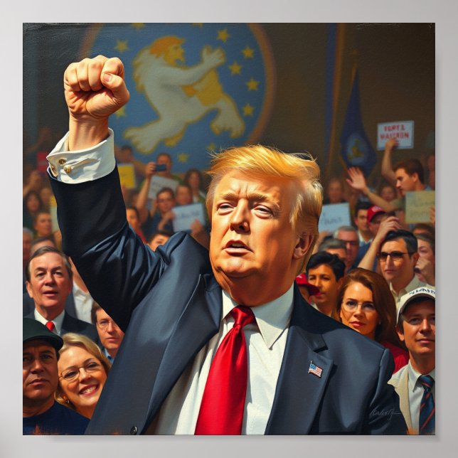 Póster Trump para presidente (Frente)