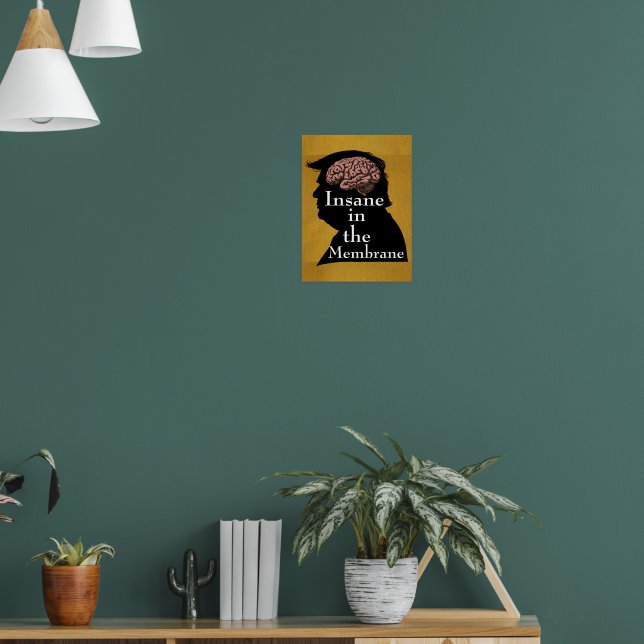 Póster Trump/Poster demente (Salón 1)