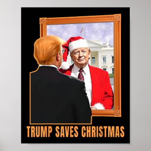 Póster Trump, presidente de los navidades Donald Trump, a
