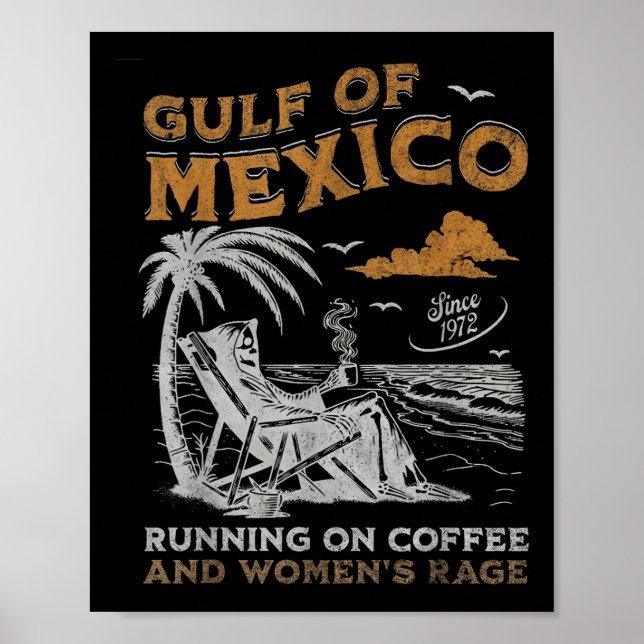 Póster Trump, presidente del Golfo de México (Frente)