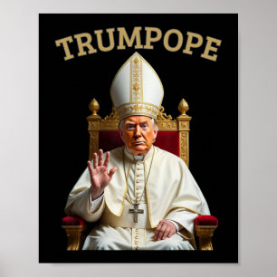 Póster Trump, presidente gracioso de Trump, se declara