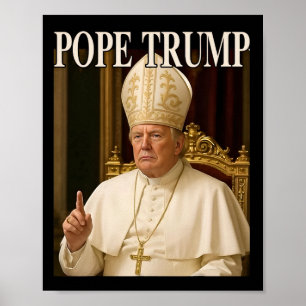 Póster Trump, presidente gracioso de Trump, se declara
