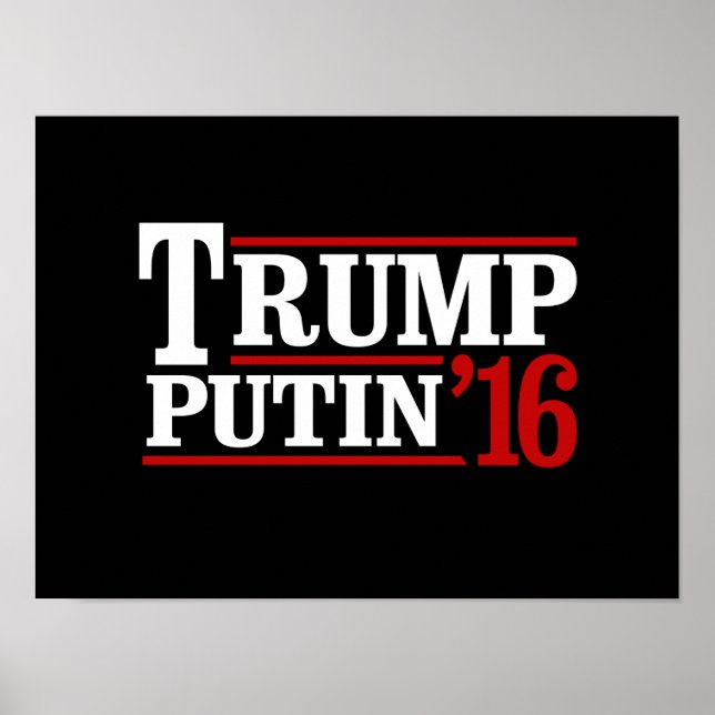 Póster Trump Putin 2016 (Frente)