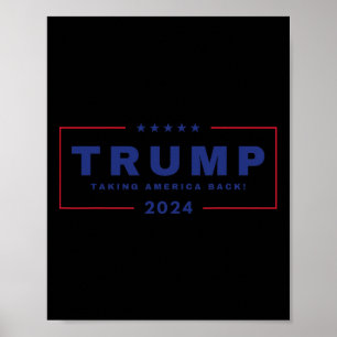 Póster Trump Recupera A Estados Unidos El 4 De Julio De 2