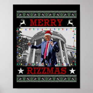 Póster Trump se equivoca con las rizmas gracioso baile hu