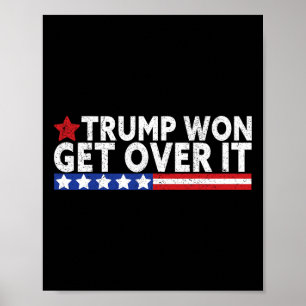 Póster Trump Se Ganará La Bandera De Estados Unidos 2028
