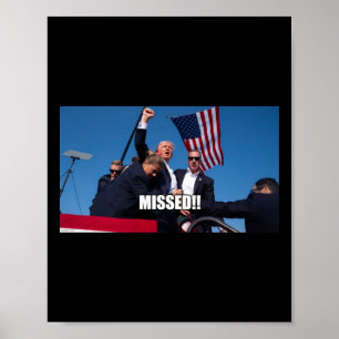 Póster Trump Shot 2024