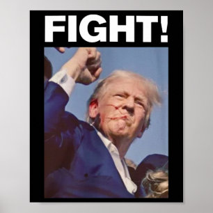 Póster Trump Shot 2024