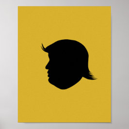 PÓSTER TRUMP SILHOUETTE