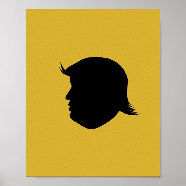 PÓSTER TRUMP SILHOUETTE (Frente)