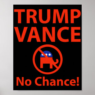 Póster Trump sin oportunidades