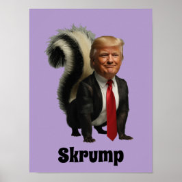 Póster Trump Skunk Poster