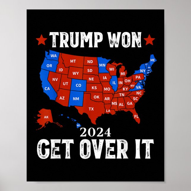 Póster Trump superará las elecciones de 2024 (Frente)