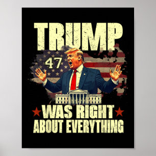 Póster Trump tenía razón en todo