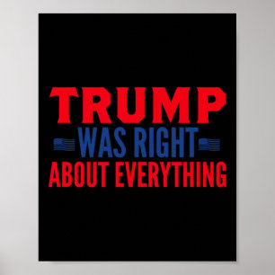 Póster Trump tenía razón sobre todo 13