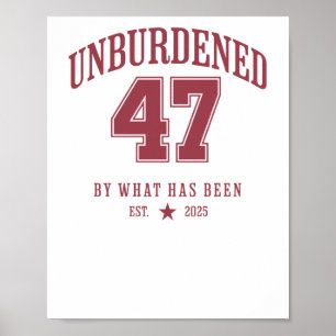 Póster Trump, un presidente sin carga en 2025, ganó de nu