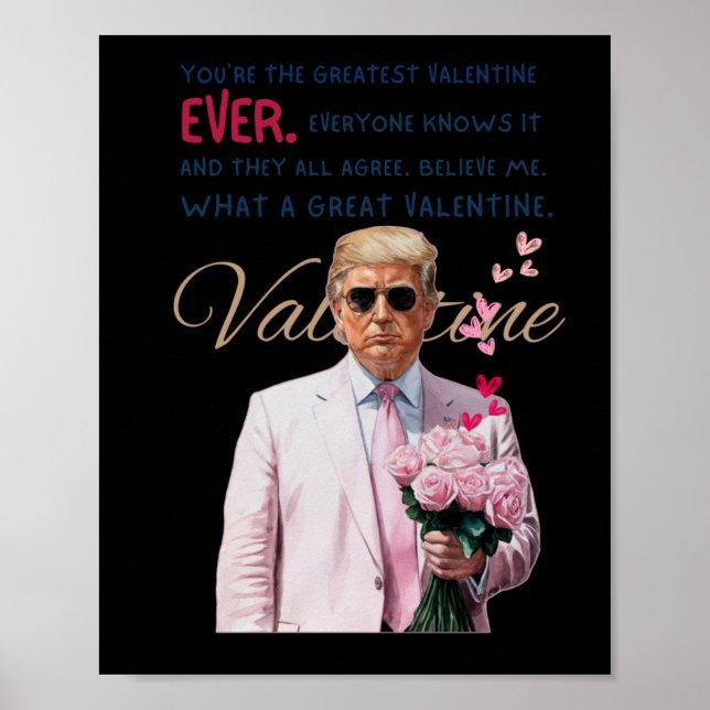 Póster Trump Valentine (Frente)