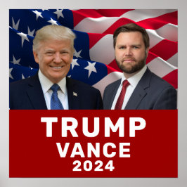 Póster Trump Vance 2024