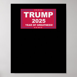Póster Trump Vance 2025 Año De Grandeza ()