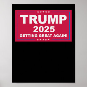 Póster Trump Vance 2025 vuelve a ser grande ()