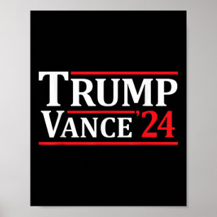 Póster Trump Vance 24 Trump 2024