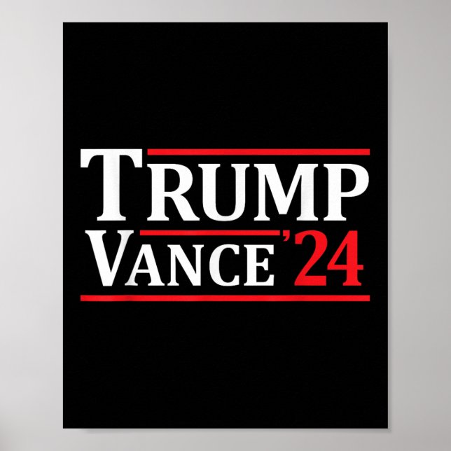Póster Trump Vance 24 Trump 2024 (Frente)