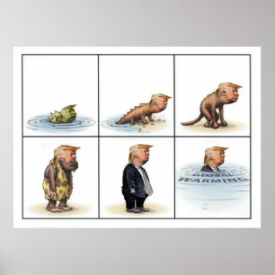 Póster Trump visita Houston