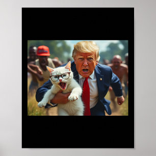 Póster Trump vota por el gato, a Trump Mascotas por el vo