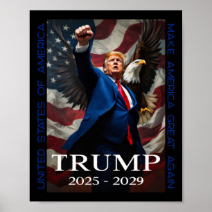 Póster Trump vuelve a hacer grande a Estados Unidos en 20