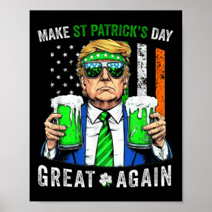 Póster Trump vuelve a hacer grande el día de los sándalos