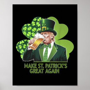 Póster Trump vuelve a hacer grande el día de los santaluc