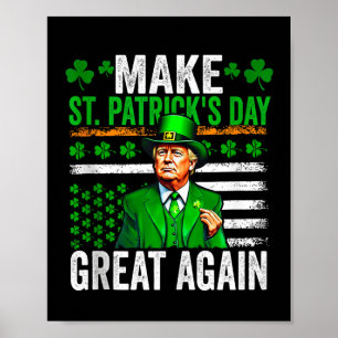 Póster Trump vuelve a hacer grande el día del Santo Patró