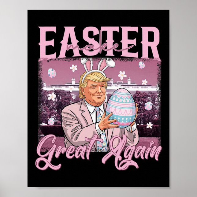 Póster Trump vuelve a hacer grande la Pascua (Frente)