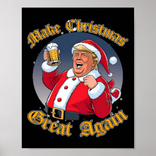 Póster Trump vuelve a hacer grandes a los Navidades en 20