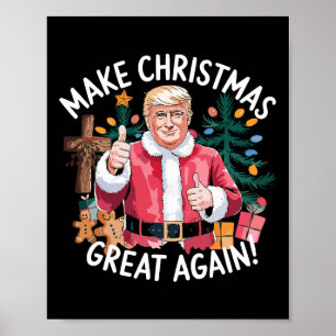 Póster Trump vuelve a hacer grandes Navidades a los Navid