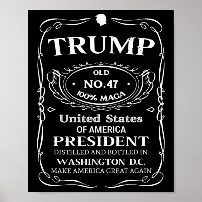 Póster Trump Whiskey (Frente)