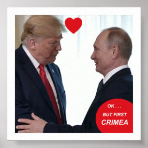 Póster Trump y Putin Poster