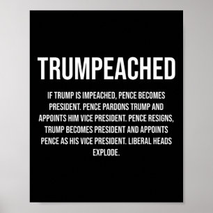 Póster Trumpeó por republicano pro Trump y conservador