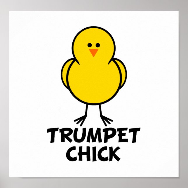 Póster Trumpet Chick (Frente)