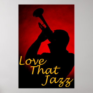 Póster Trumpet "Love That Jazz" Poster